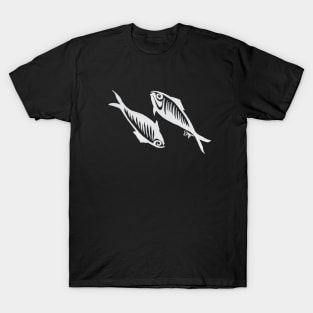 Zodiac - Pisces (neg image) T-Shirt